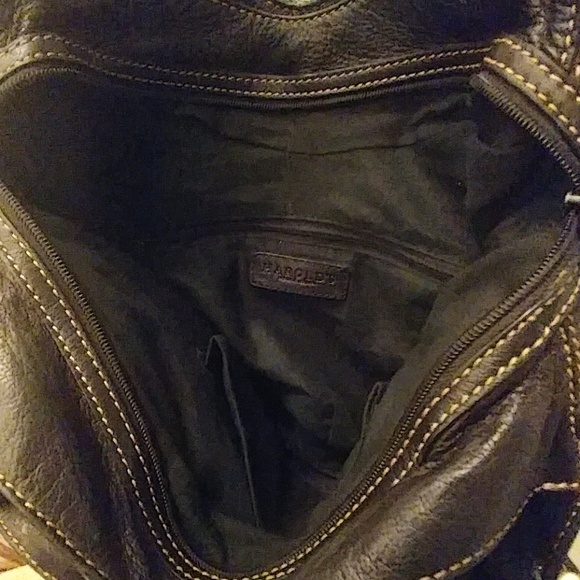 Harold's Black Leather Handbag - Picture 4 of 8